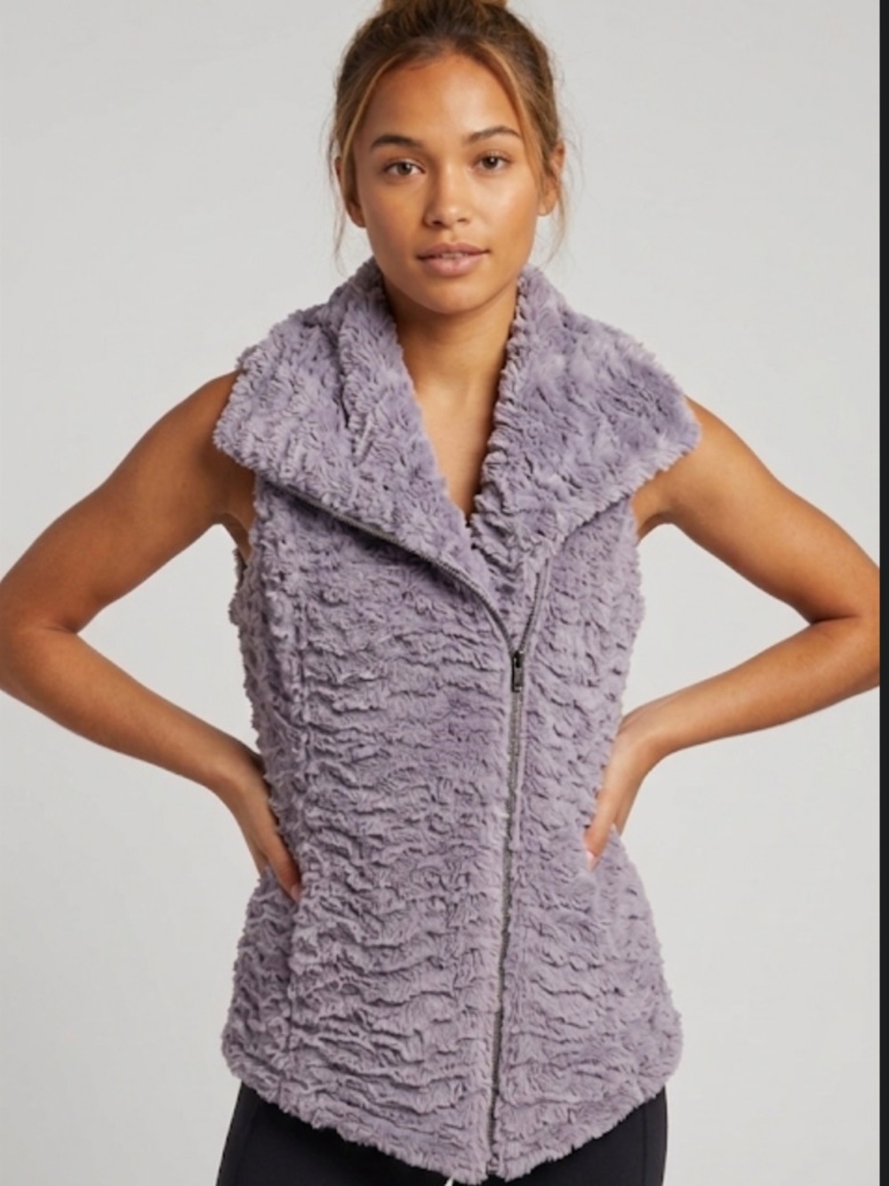 EUC Patagonia Fur Fleece Teddy Soft Sleeveless Jacket